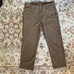 Colorado Clothing Canvas Pant Khaki Brown Men's Size 36 x 29